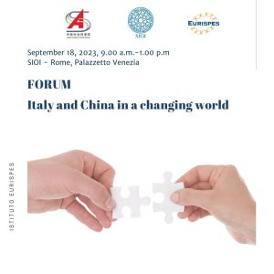 FORUM Italy and China in a changing world